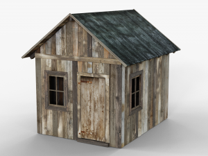 wooden cabin 3D Model