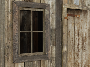 wooden cabin 3D-Modell