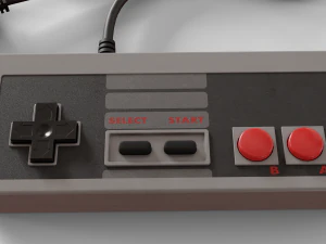nes controller 3D Model