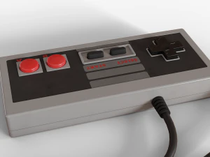 nes controller 3D Model