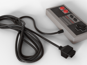 nes controller Model 3D