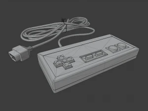 nes controller 3D Model