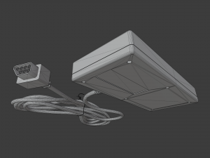 nes controller Model 3D