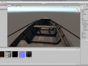 wooden boat game asset Modelo 3D