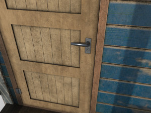 worn shed game asset 3Dモデル