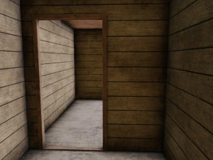 worn shed game asset 3D Model