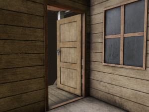 worn shed game asset 3Dモデル
