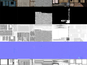worn shed game asset 3Dモデル