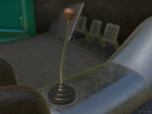 vintage racing car 3D Model