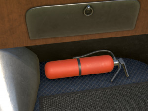 vintage racing car 3D Model