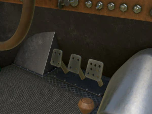 vintage racing car 3D Model