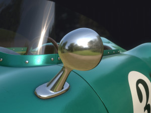 vintage racing car 3D Model