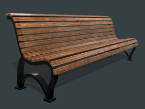 street bench 3D Model