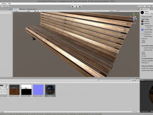 street bench 3D 모델