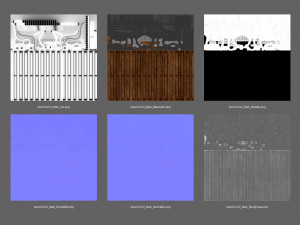 street bench 3D 모델