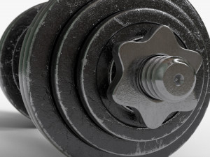 dumbbell adjustable 3D Model