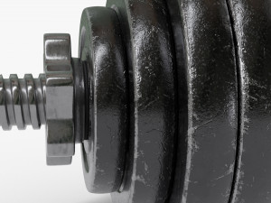 dumbbell adjustable 3D Model