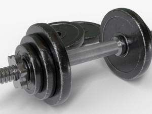 dumbbell adjustable 3D Model
