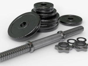 dumbbell adjustable 3D Model