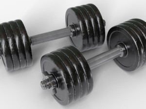 dumbbell adjustable 3D Model