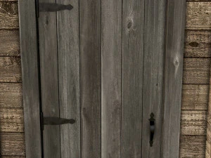 wooden log cabin 3D Model
