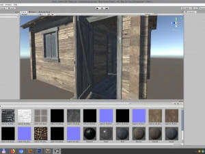 wooden log cabin 3D Model