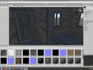 wooden log cabin 3D Model