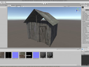 old wooden shed Modèle 3D