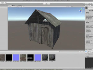 old wooden shed 3D Model