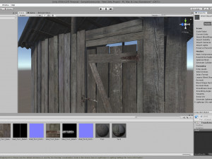 old wooden shed Modèle 3D