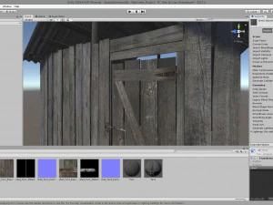 old wooden shed 3D Model