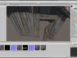 old wooden shed 3D Model