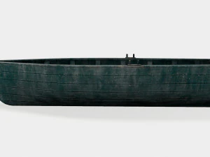 old rowing boat game asset 3D Model