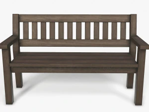 garden bench 3D Model