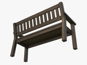 garden bench 3D Model