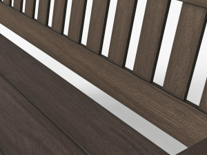 garden bench 3D 모델
