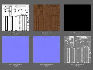 wooden bench Modèle 3D