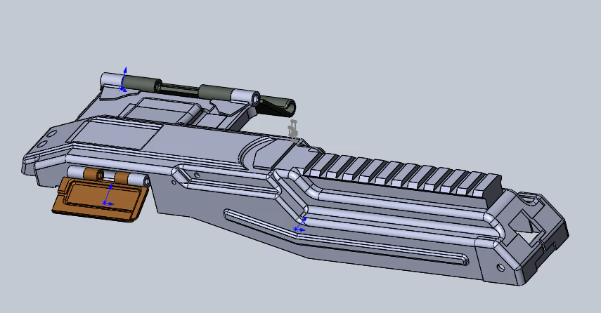 airsoft cover of the receiver pkm ak 3D Print Model .c4d .max .obj .3ds .fbx .stl .blend