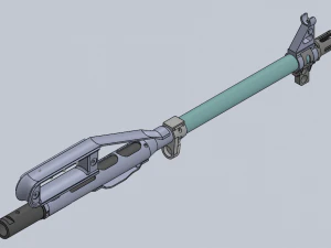 airsoft kit for the modernization of the pkm ak machine in pkp pecheneg 3D Print Model