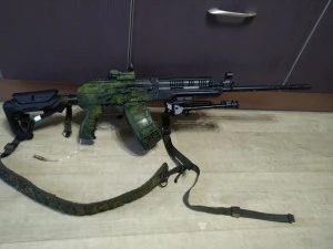 airsoft kit for the modernization of ak cyma 040 in rpk-16 long barrel 3D Print Model