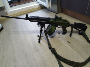 airsoft kit for the modernization of ak cyma 040 in rpk-16 long barrel 3D 打印模型