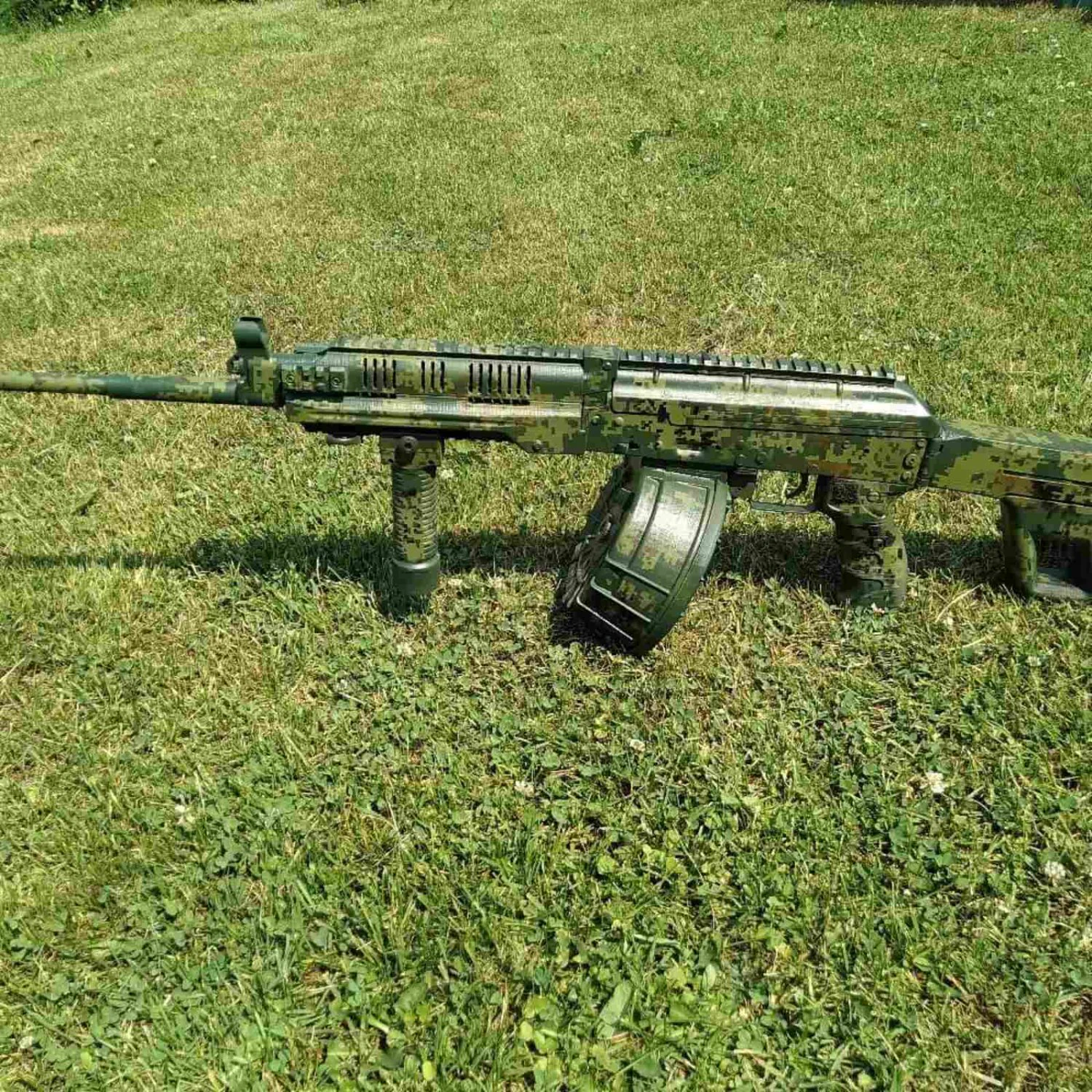 airsoft kit for the modernization of ak cyma 040 in rpk-16 long barrel 3D Print Model .c4d .max .obj .3ds .fbx .stl .blend 