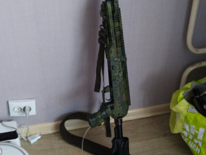 airsoft kit for the modernization of ak cyma 040 in rpk-16 long barrel 3D Print Model