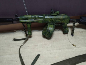 airsoft kit for the modernization of ak cyma 040 in rpk-16 assault option short barrel 3D प्रिंट मॉडल