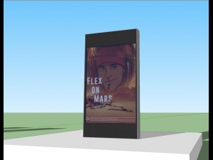 lightboxes-poster flex on mars Modèle 3D