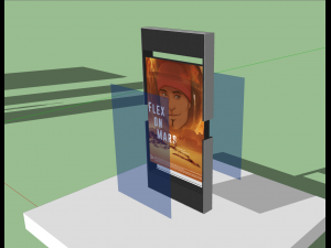 lightboxes-poster flex on mars Modèle 3D