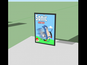 lightboxes-poster flex on mars Modèle 3D
