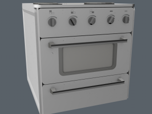 electric stove 3D Model