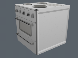 electric stove 3D Model