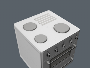 electric stove 3D Model